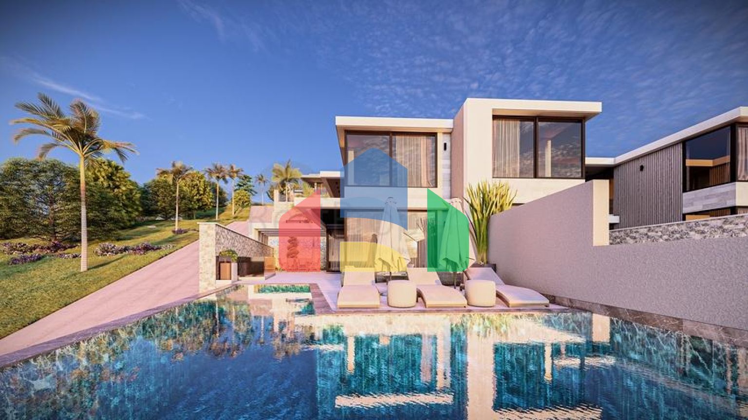 Вілла 5 + 1 в районі Фетхіє-втілення розкоші з видом на безкрає море