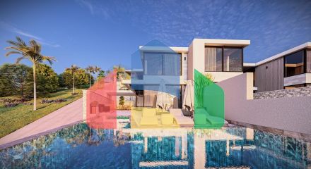 Вилла 5+1 в районе Фетхие- воплощение роскоши с видом на бескрайнее море