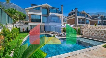 Вілла 3 + 1 в районі Фетхіє-втілення елегантності і затишку серед гір і блакитних вод Егейського узбережжя