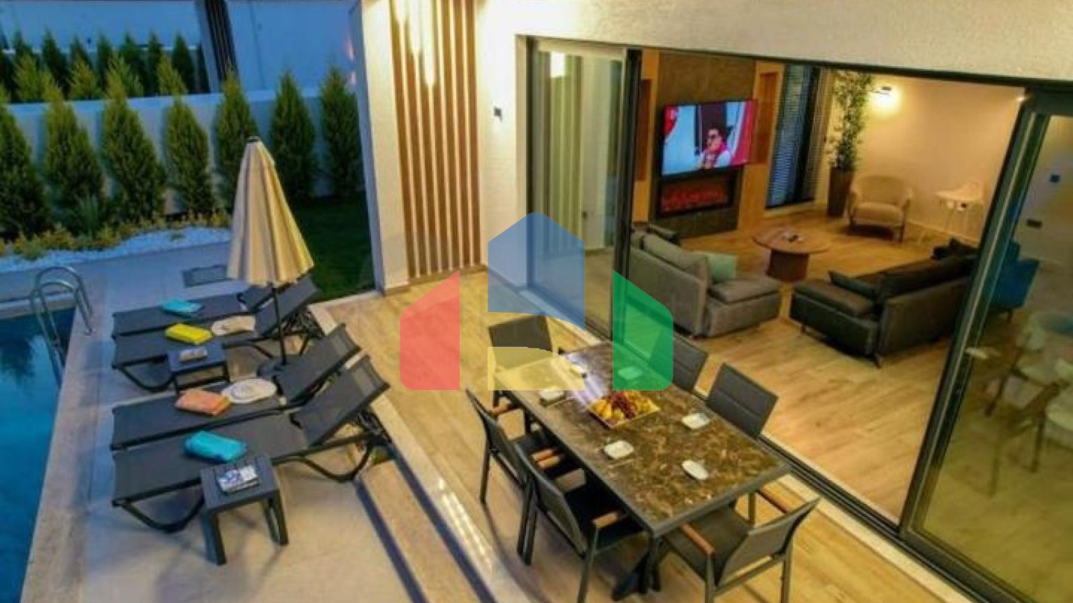 Окрема вілла 3 + 1 з видом на природу в районі-Фетхіє