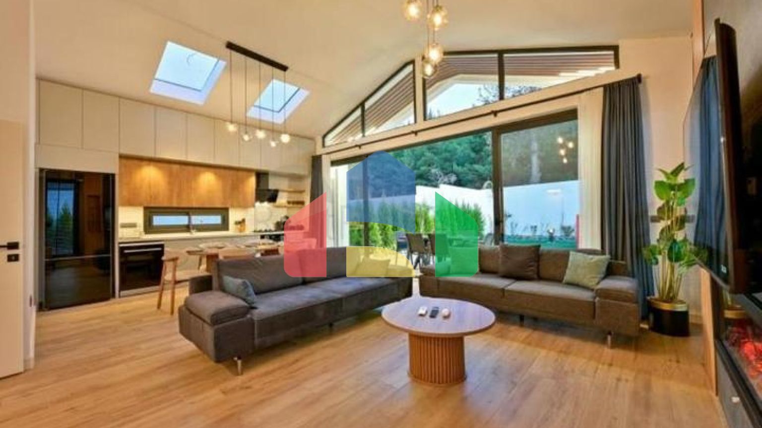 Окрема вілла 3 + 1 з видом на природу в районі-Фетхіє