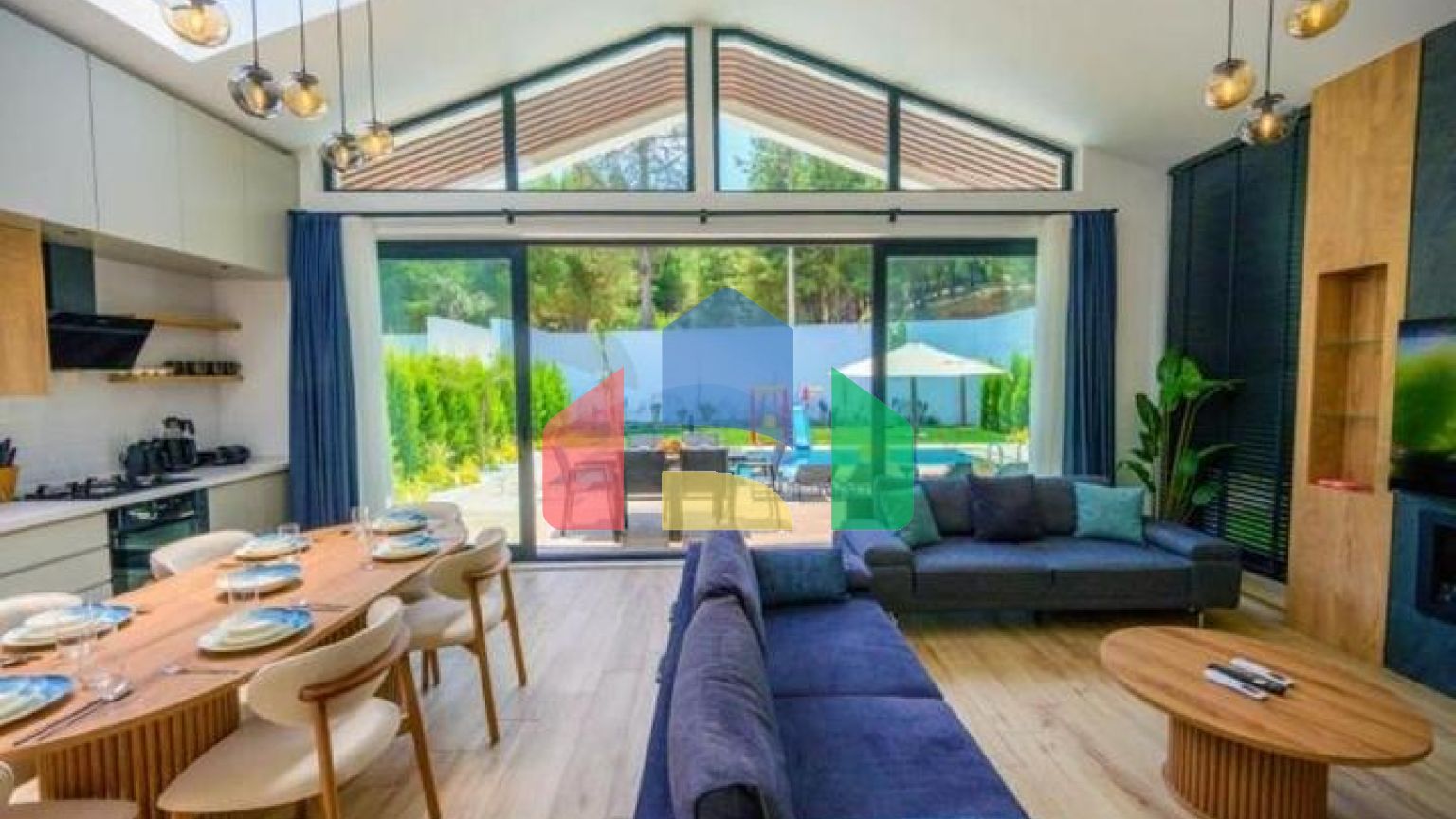 Окрема вілла 3 + 1 з видом на природу в районі-Фетхіє