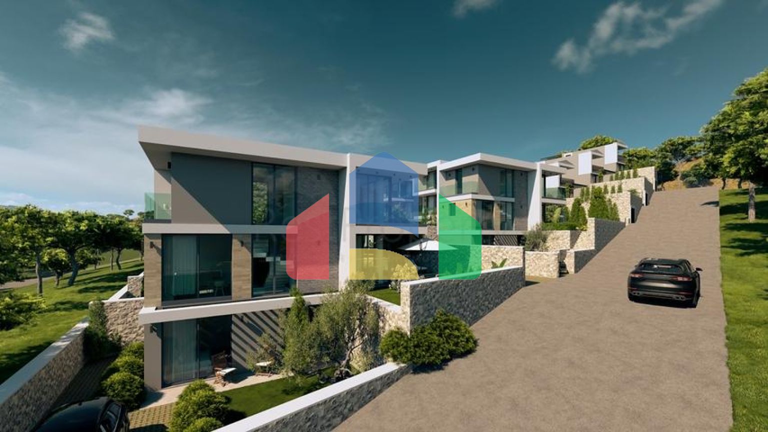 Відокремлена вілла з особистим басейном в Калкані