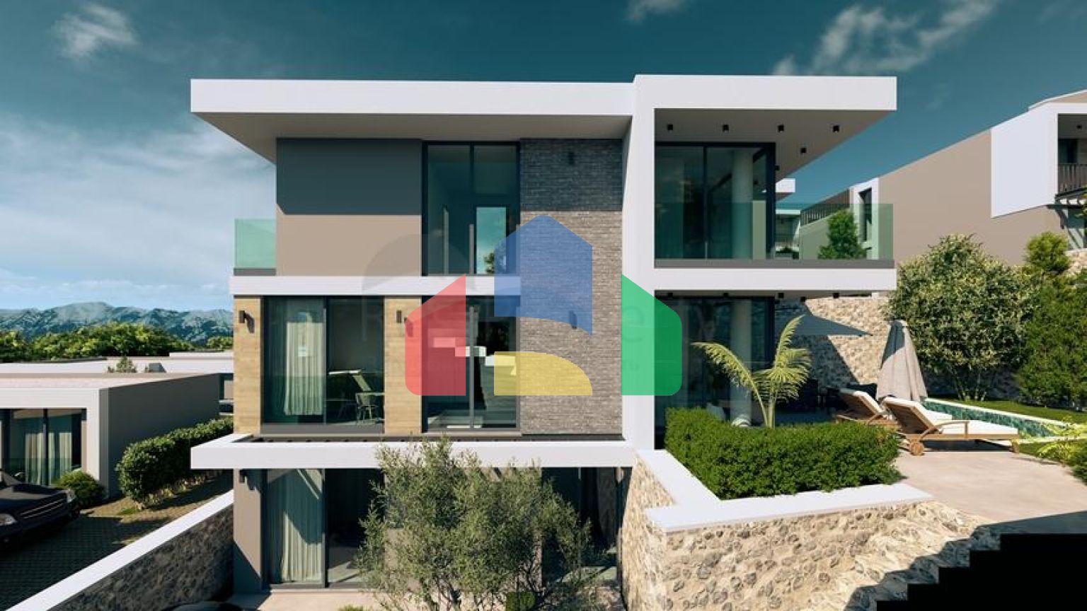 Відокремлена вілла з особистим басейном в Калкані