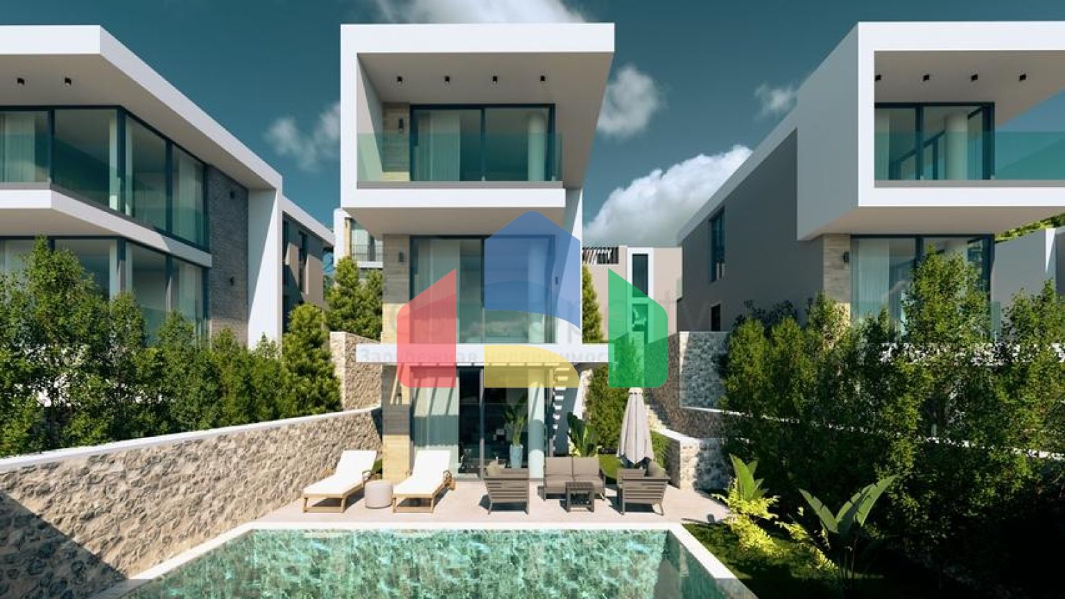 Відокремлена вілла з особистим басейном в Калкані