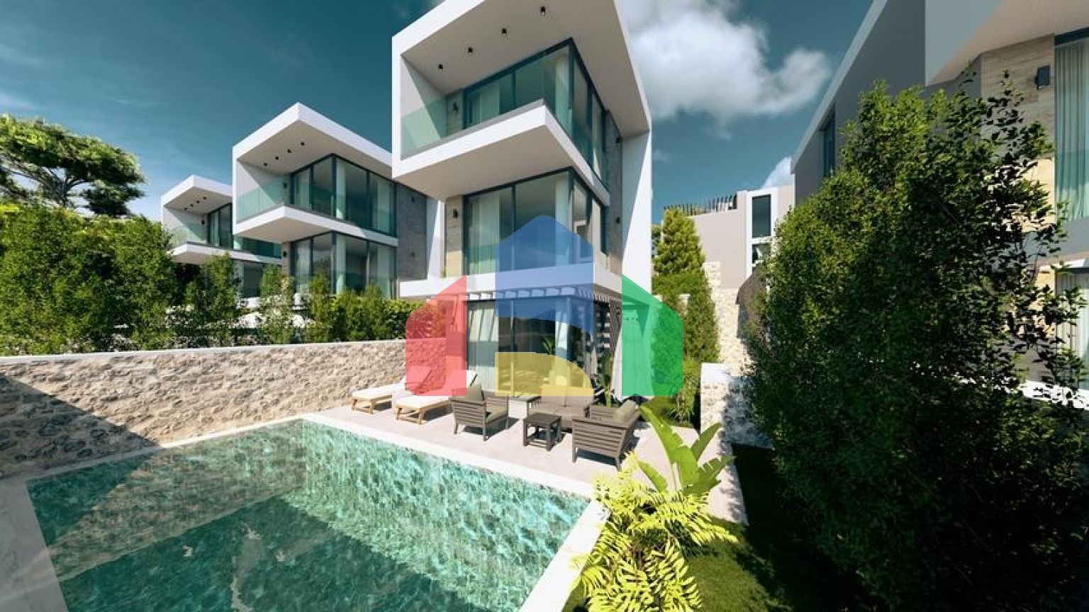 Відокремлена вілла з особистим басейном в Калкані