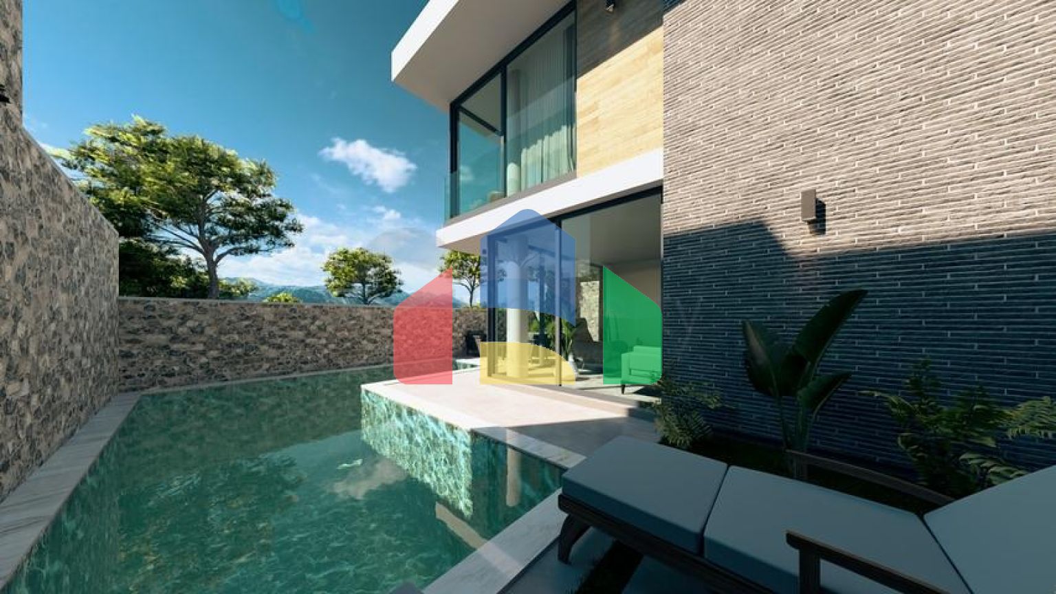 Відокремлена вілла з особистим басейном в Калкані