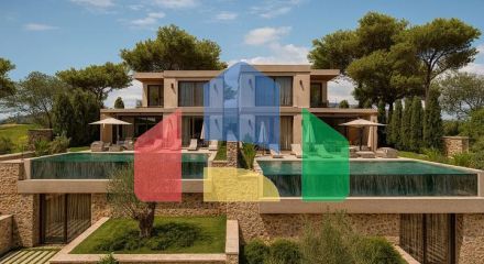 Вілли з неперевершеним видом на море в Калкані