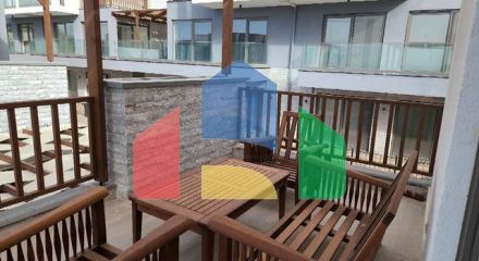 Villa of the hotel concept on the first coastline
