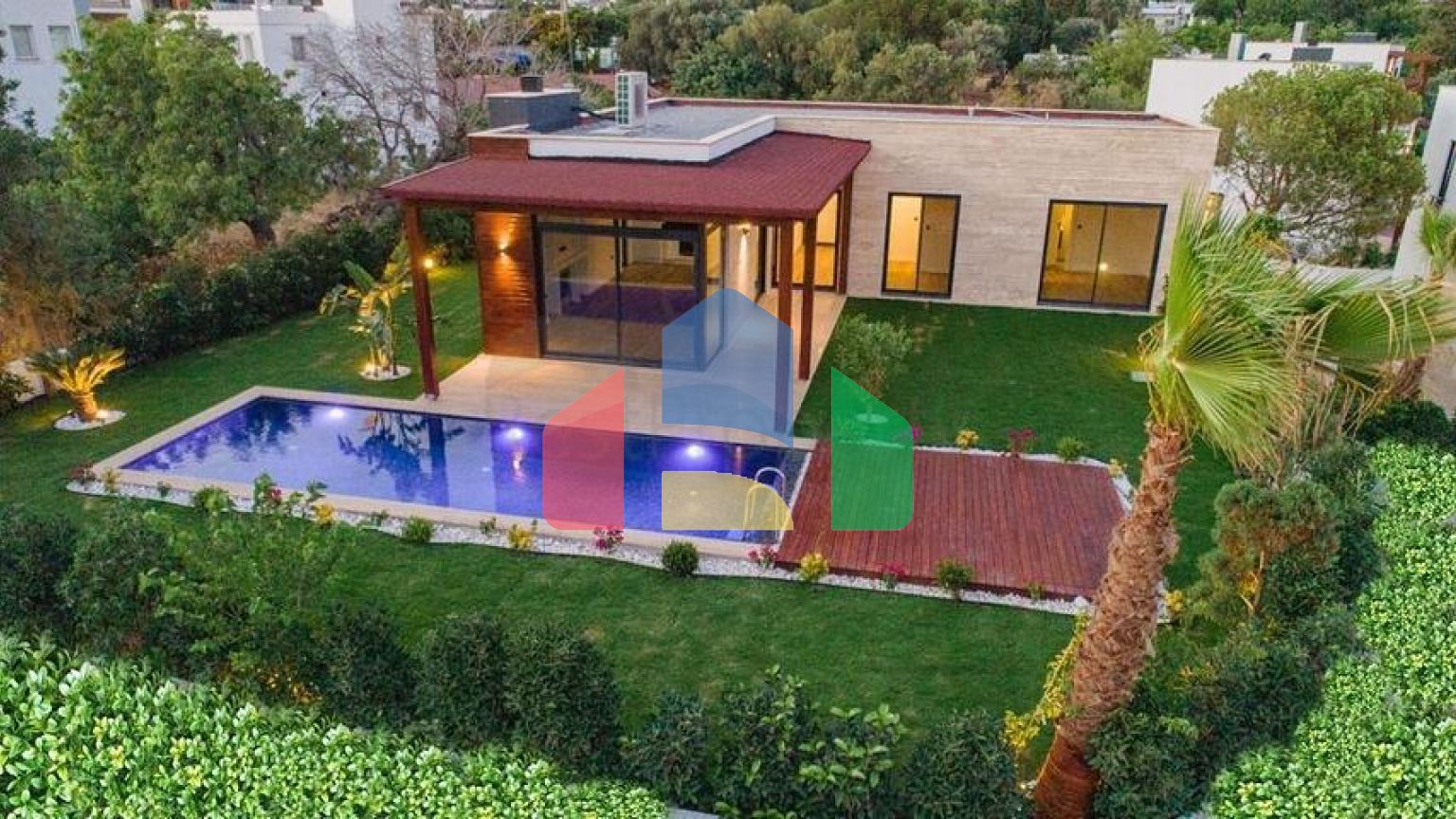 Комплекс из резиденций и вилл в живописном месте в районе Гюмюшлюк