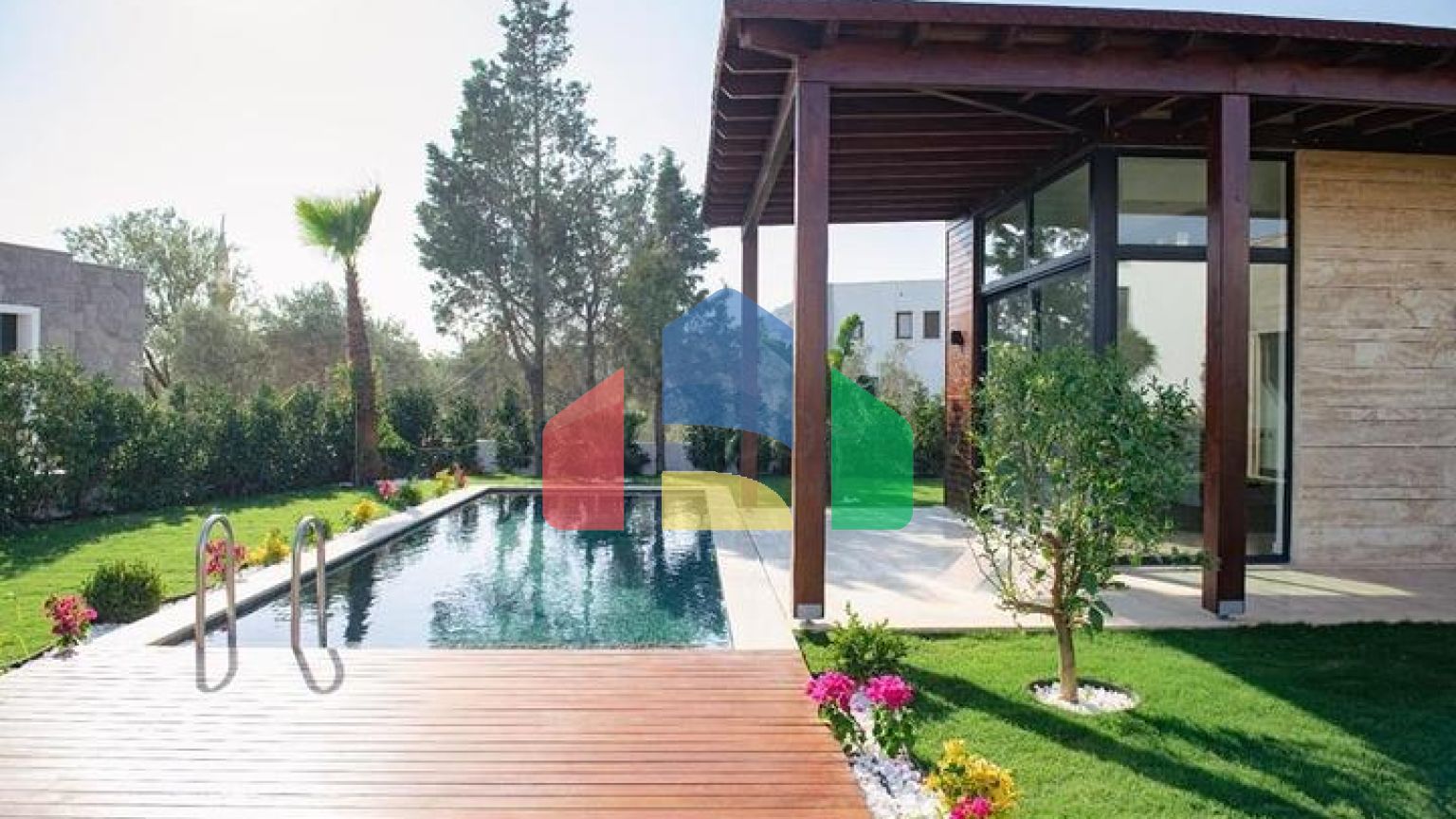 Комплекс из резиденций и вилл в живописном месте в районе Гюмюшлюк