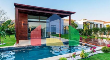 Комплекс из резиденций и вилл в живописном месте в районе Гюмюшлюк