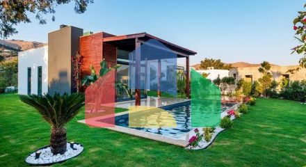 Комплекс из резиденций и вилл в живописном месте в районе Гюмюшлюк