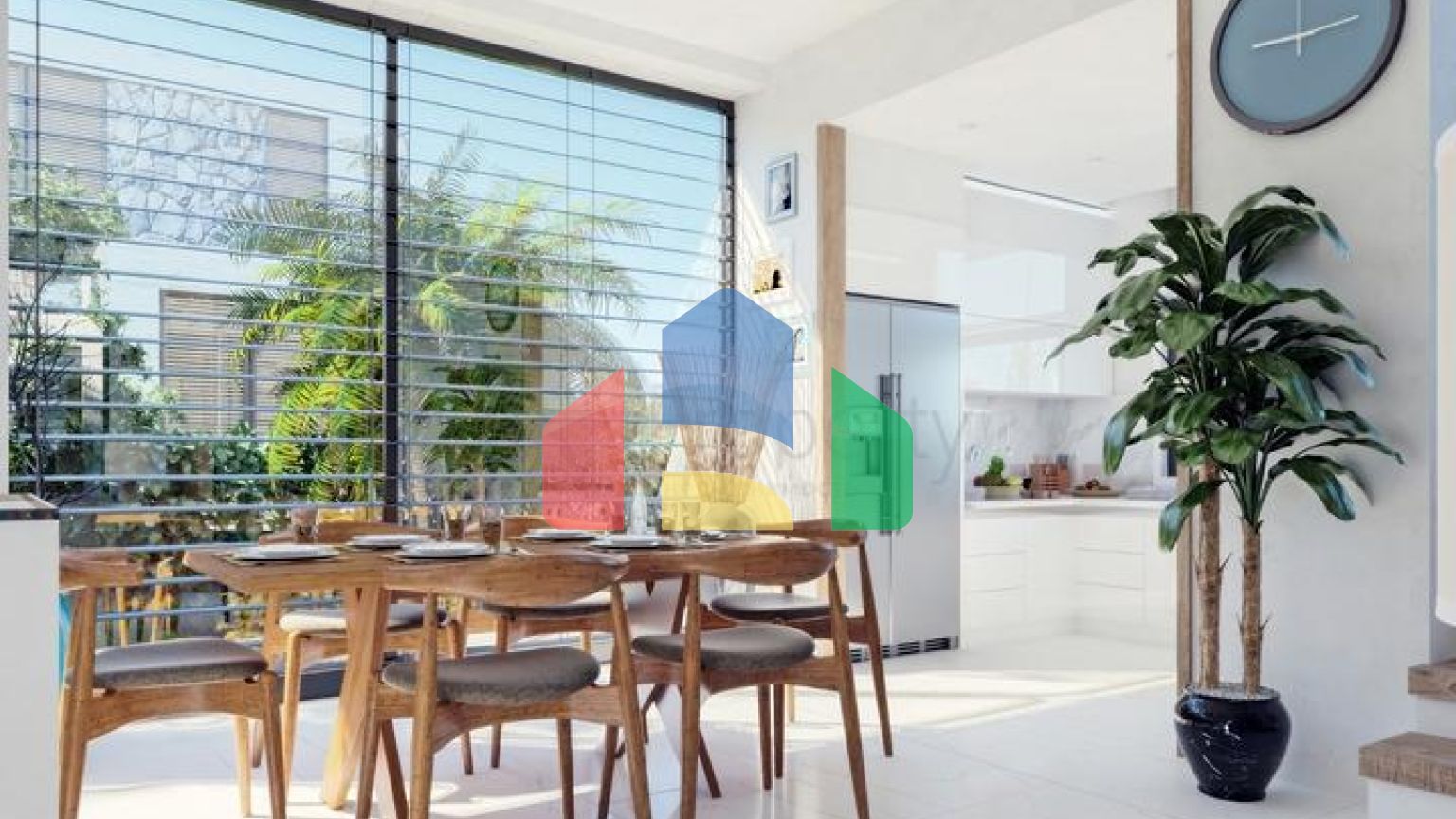 Привлекательные виллы в окружении пышной природы