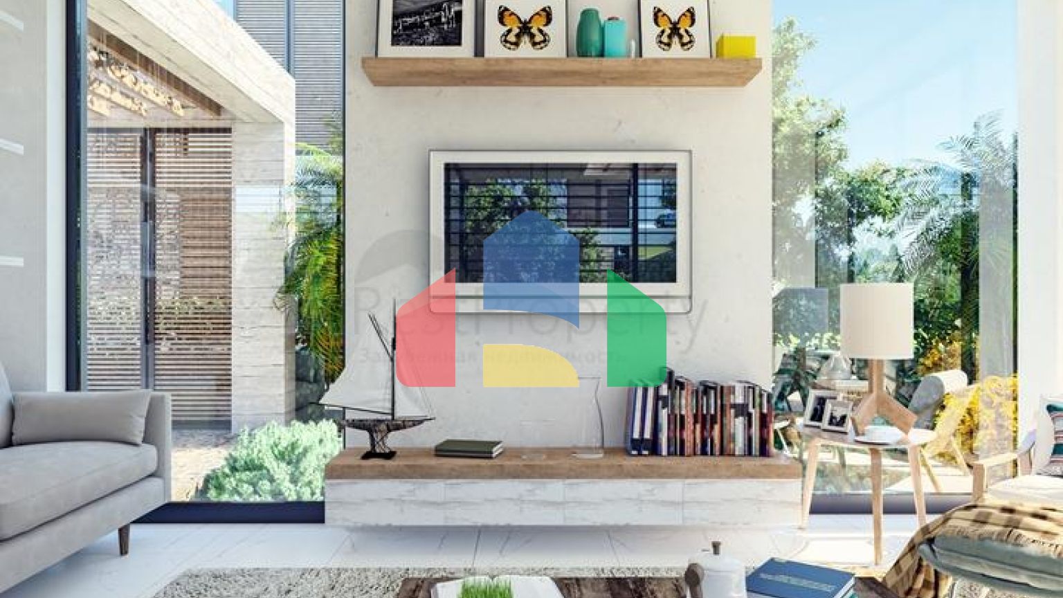 Привлекательные виллы в окружении пышной природы