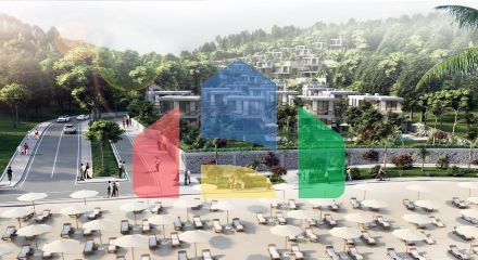 Привлекательные виллы в окружении пышной природы Привлекательные виллы в окружении пышной природы