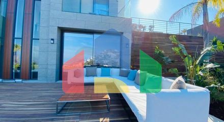 Стильна вілла з приголомшливим видом на море, гори і Бодрум.