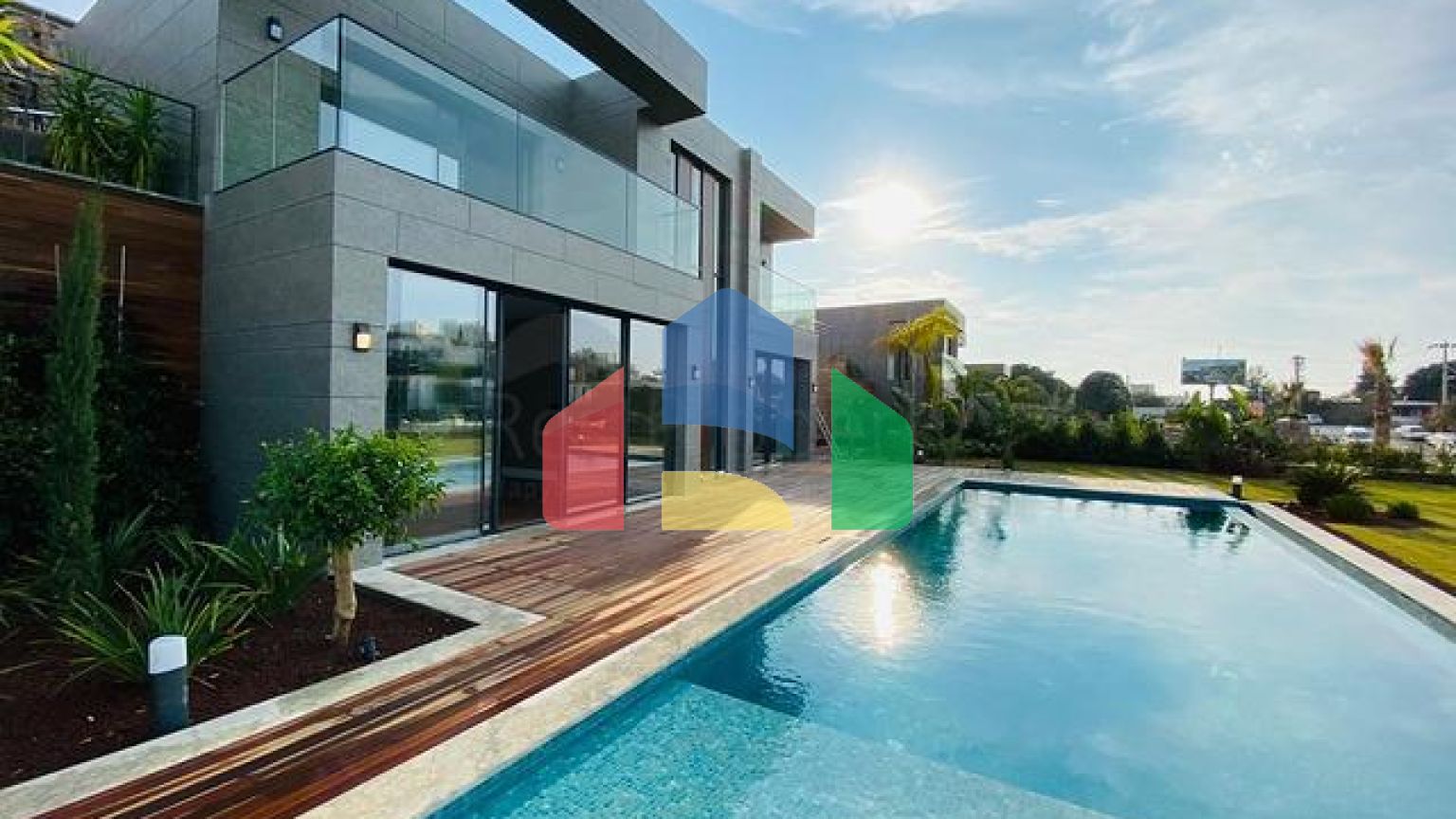 Стильна вілла з приголомшливим видом на море, гори і Бодрум.