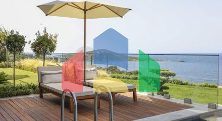 Резиденції та вілли з видом на море в районі Гюмюшлюк