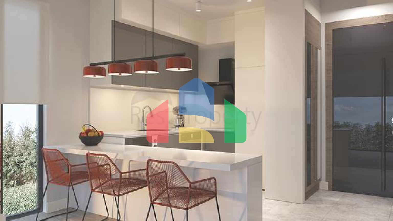 Виллы 3+1 и 4+1 в эко комплексе в окружении хвойного леса в районе Дортепе на восточной части Бодрума.