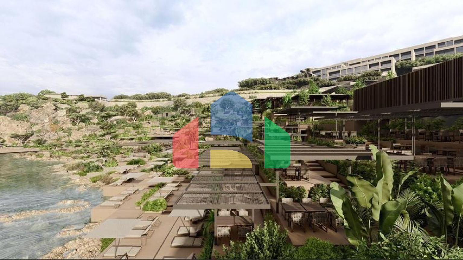 Проект на першій береговій лінії в районі Яликавак