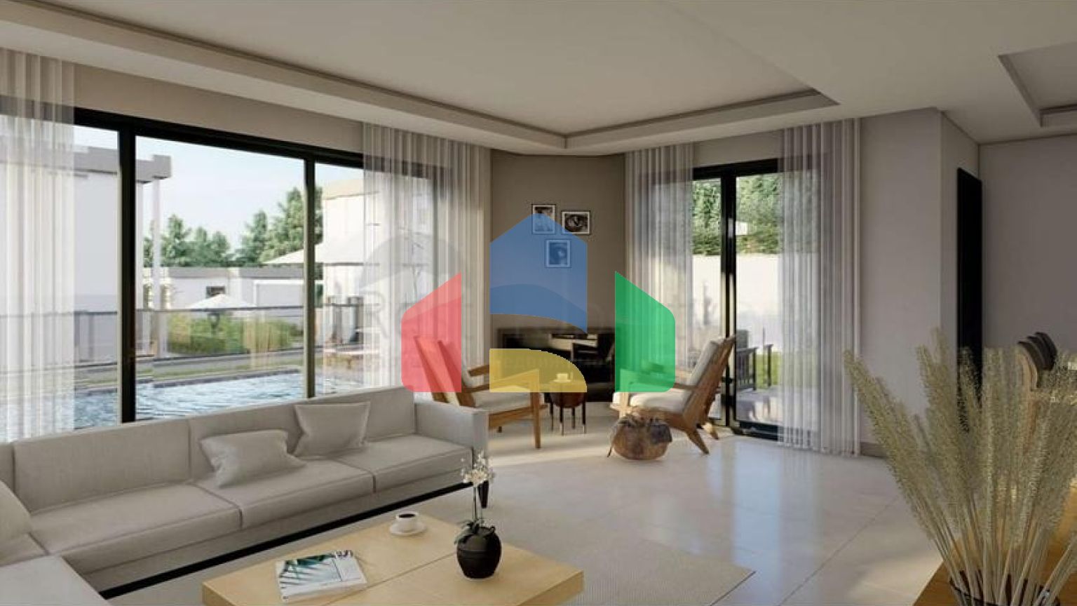 Бутик проект вилл на стадии строительства в районе Гюндоган