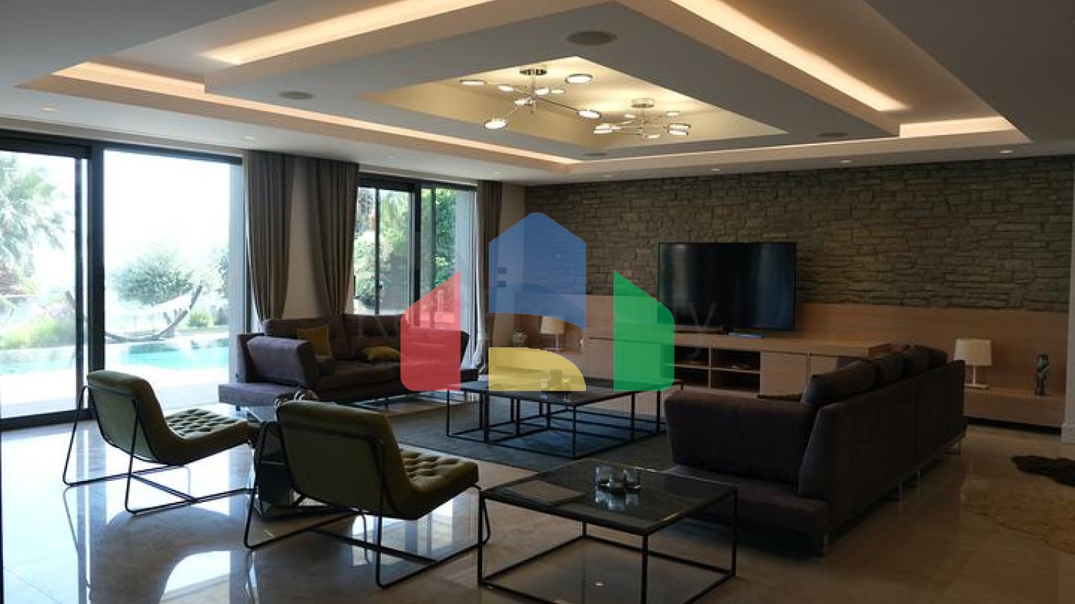 Проект элитных вилл с видом на старинную крепость и море в центре Бодрума