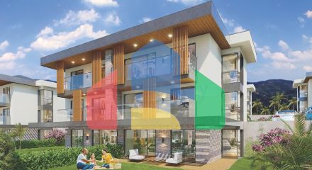 Апартаменти 2 + 1 в еко комплекс в оточенні хвойного лісу в районі Дортепе на східній частині Бодрума. Апартаменти 2 + 1 в еко комплекс в оточенні хвойного лісу в районі Дортепе на східній частині Бодрума.