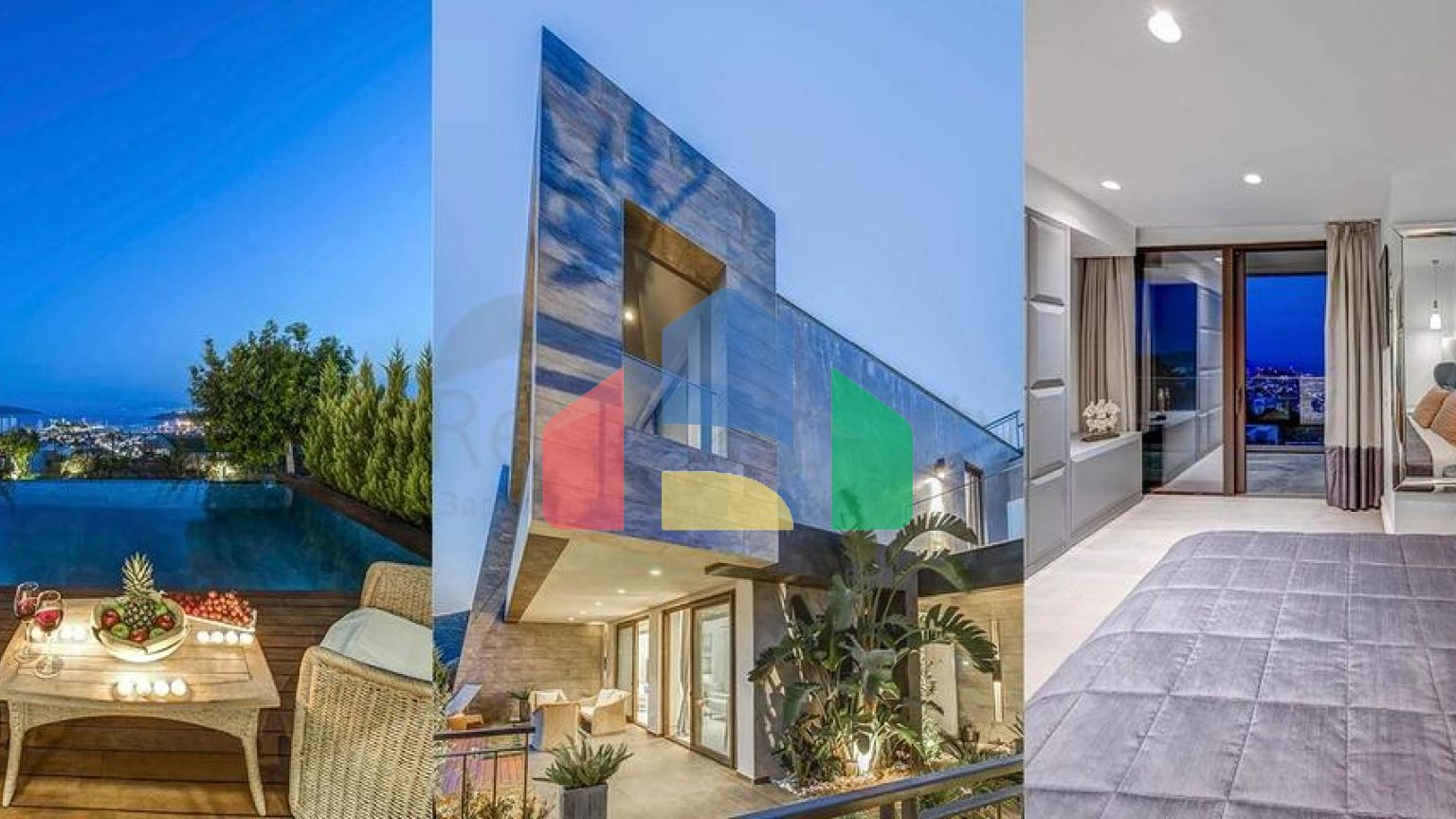 Виллы и пентхаусы с видом на крепость Бодрума