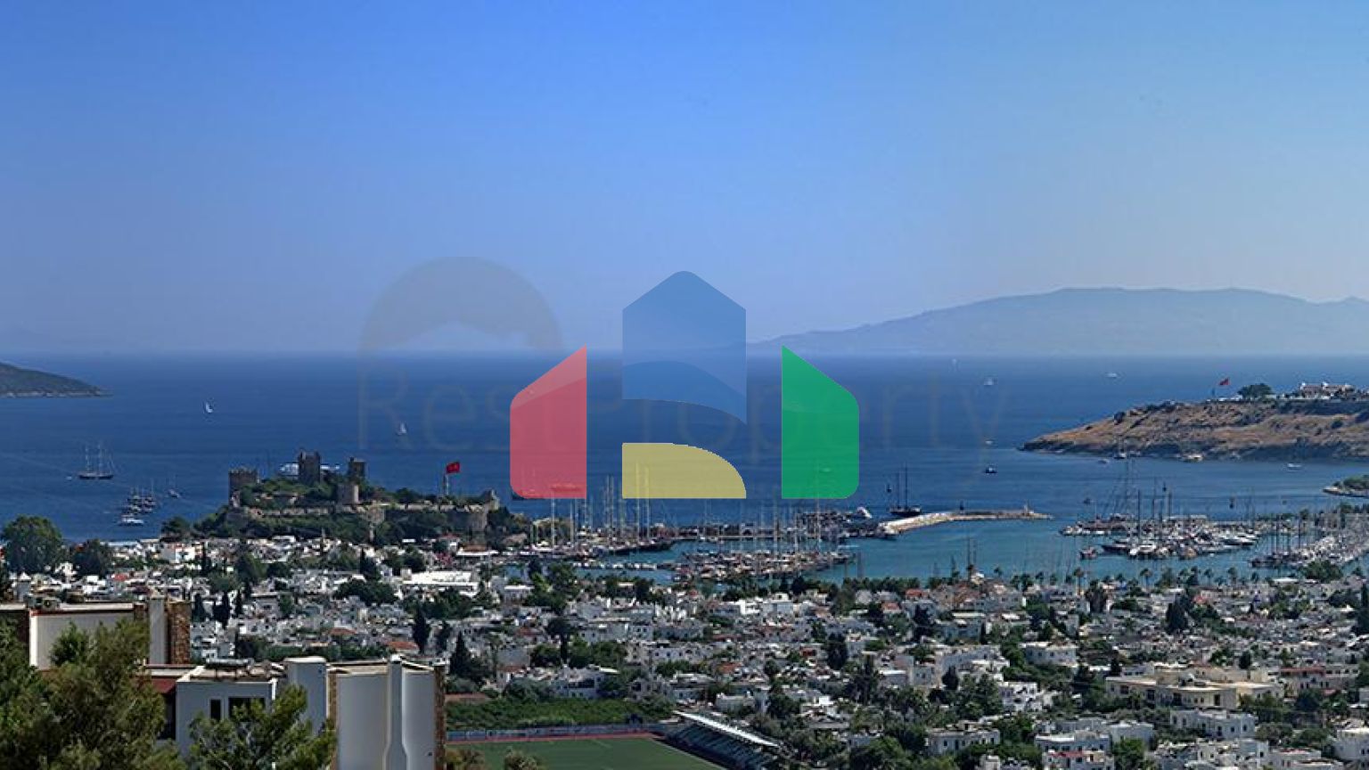 Виллы и пентхаусы с видом на крепость Бодрума