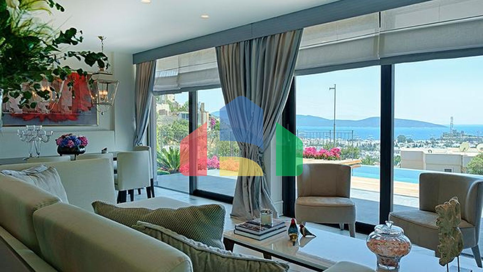 Виллы и пентхаусы с видом на крепость Бодрума