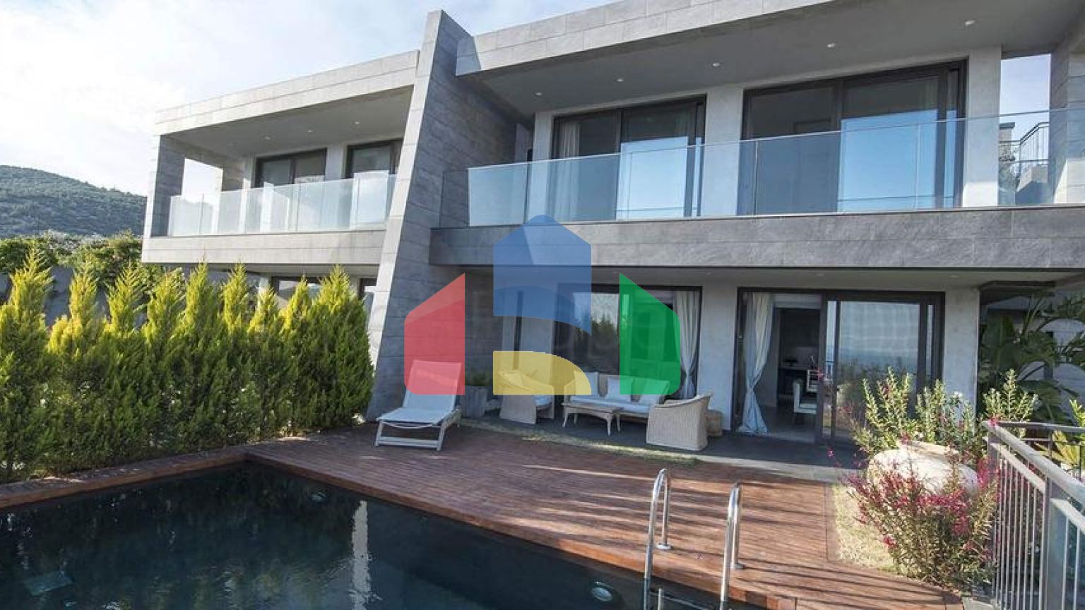 Виллы и пентхаусы с видом на крепость Бодрума