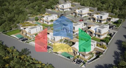 Отдельно стоящие виллы с уникальной архитектурой в районе Гюмюшлюк Отдельно стоящие виллы с уникальной архитектурой в районе Гюмюшлюк