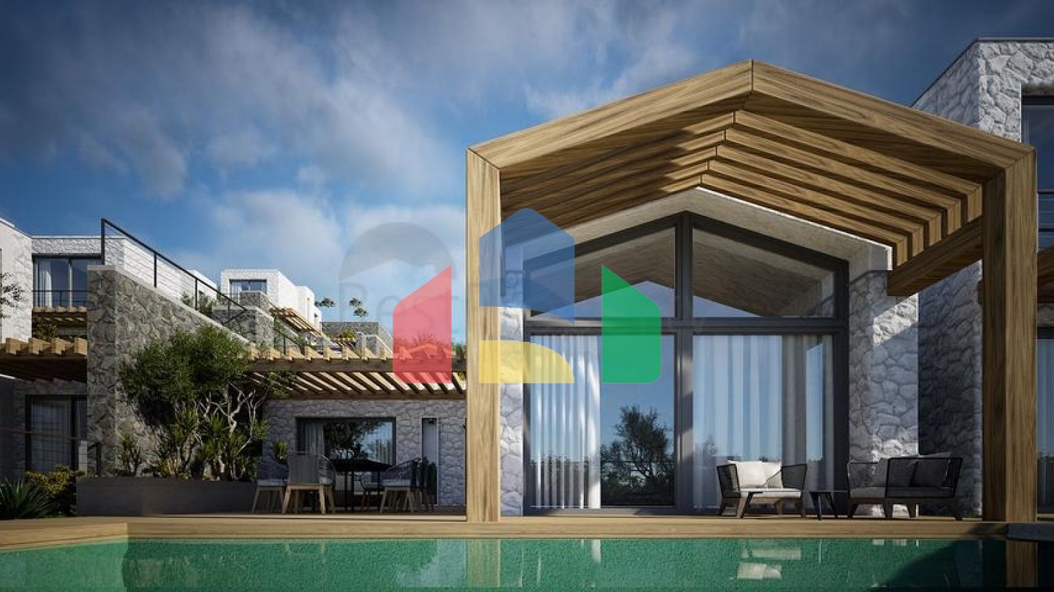 Отдельно стоящие виллы с уникальной архитектурой в районе Гюмюшлюк