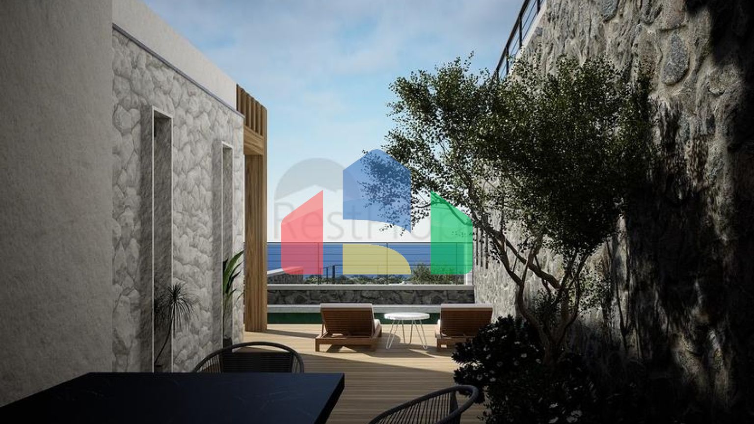 Отдельно стоящие виллы с уникальной архитектурой в районе Гюмюшлюк