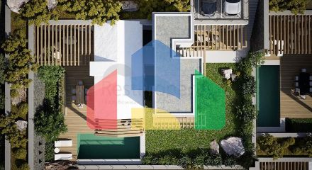 Отдельно стоящие виллы с уникальной архитектурой в районе Гюмюшлюк Отдельно стоящие виллы с уникальной архитектурой в районе Гюмюшлюк