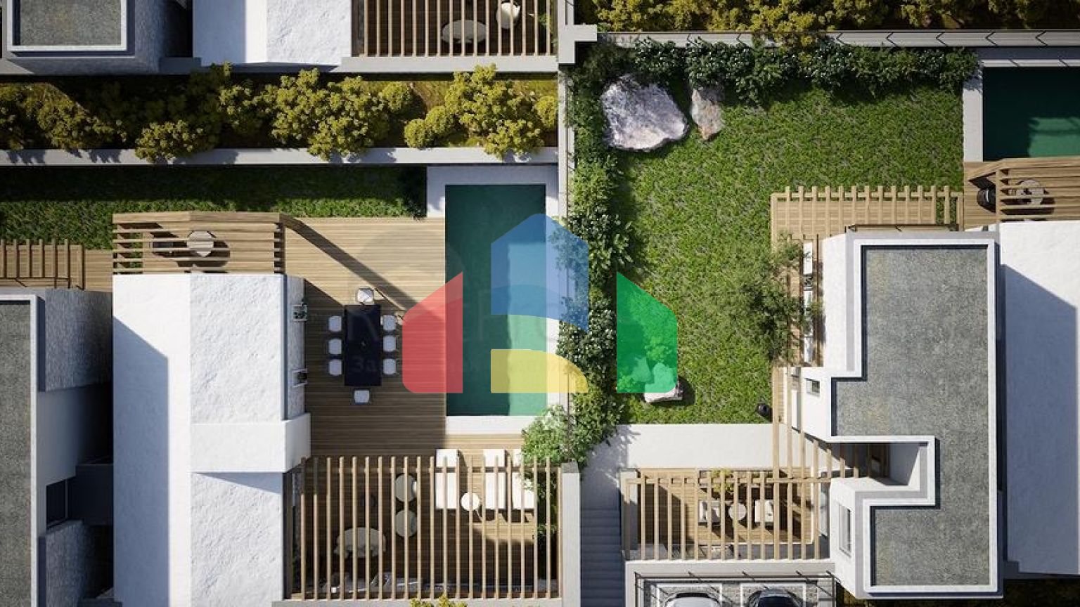 Отдельно стоящие виллы с уникальной архитектурой в районе Гюмюшлюк