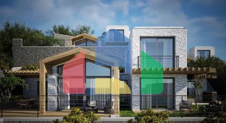 Отдельно стоящие виллы с уникальной архитектурой в районе Гюмюшлюк Отдельно стоящие виллы с уникальной архитектурой в районе Гюмюшлюк