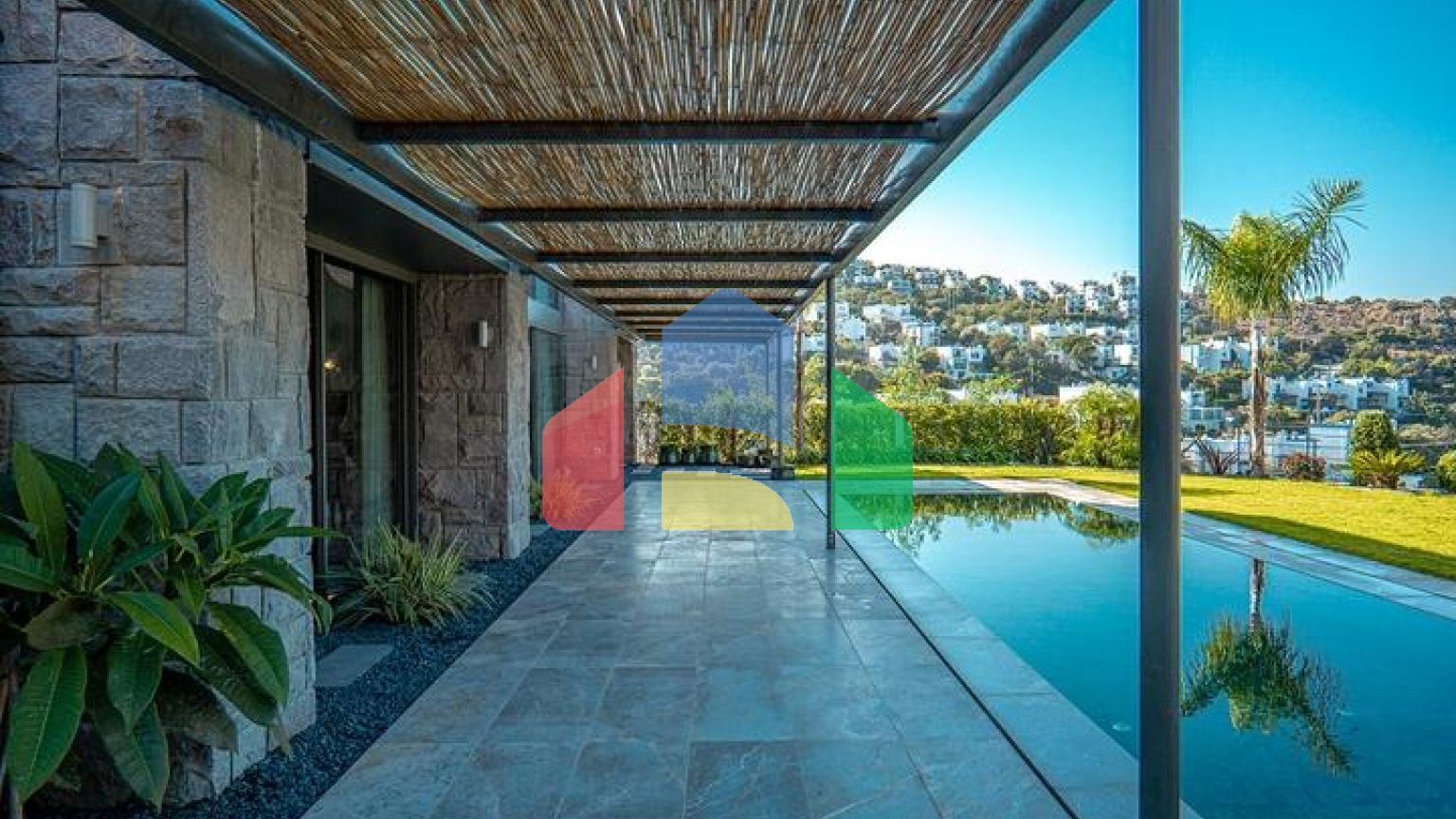 Стильні вілли в сучасному дизайні з видом на море в районі Яликавак