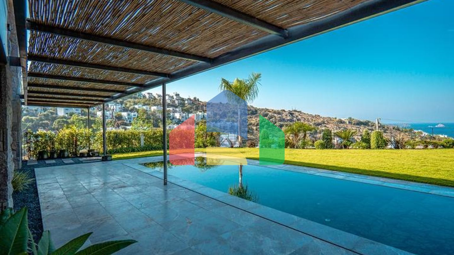 Стильні вілли в сучасному дизайні з видом на море в районі Яликавак