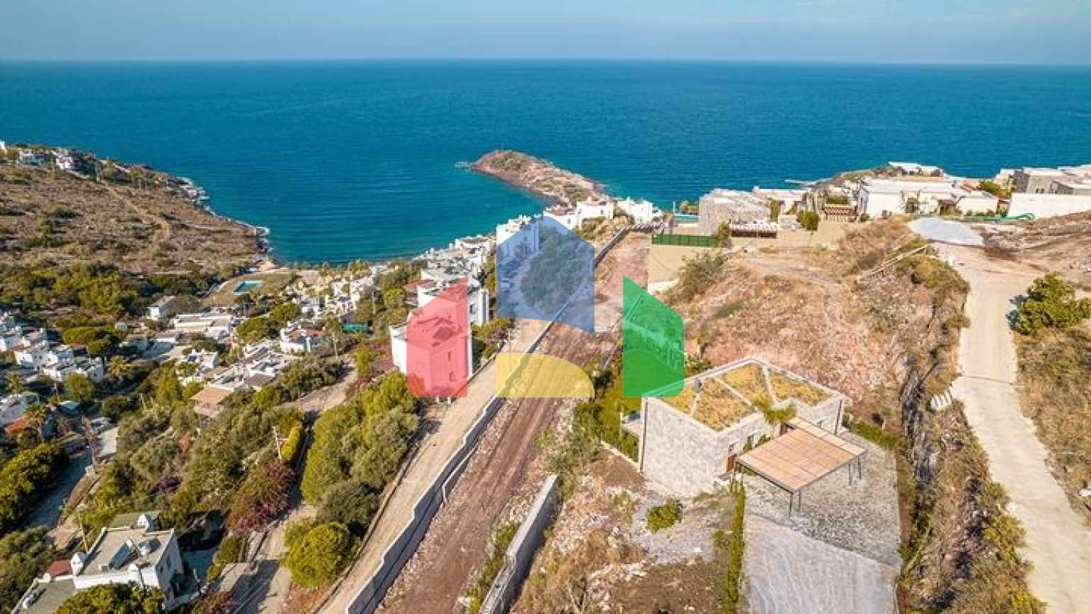 Стильні вілли в сучасному дизайні з видом на море в районі Яликавак