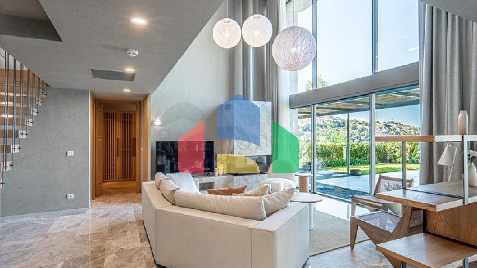 Стильні вілли в сучасному дизайні з видом на море в районі Яликавак