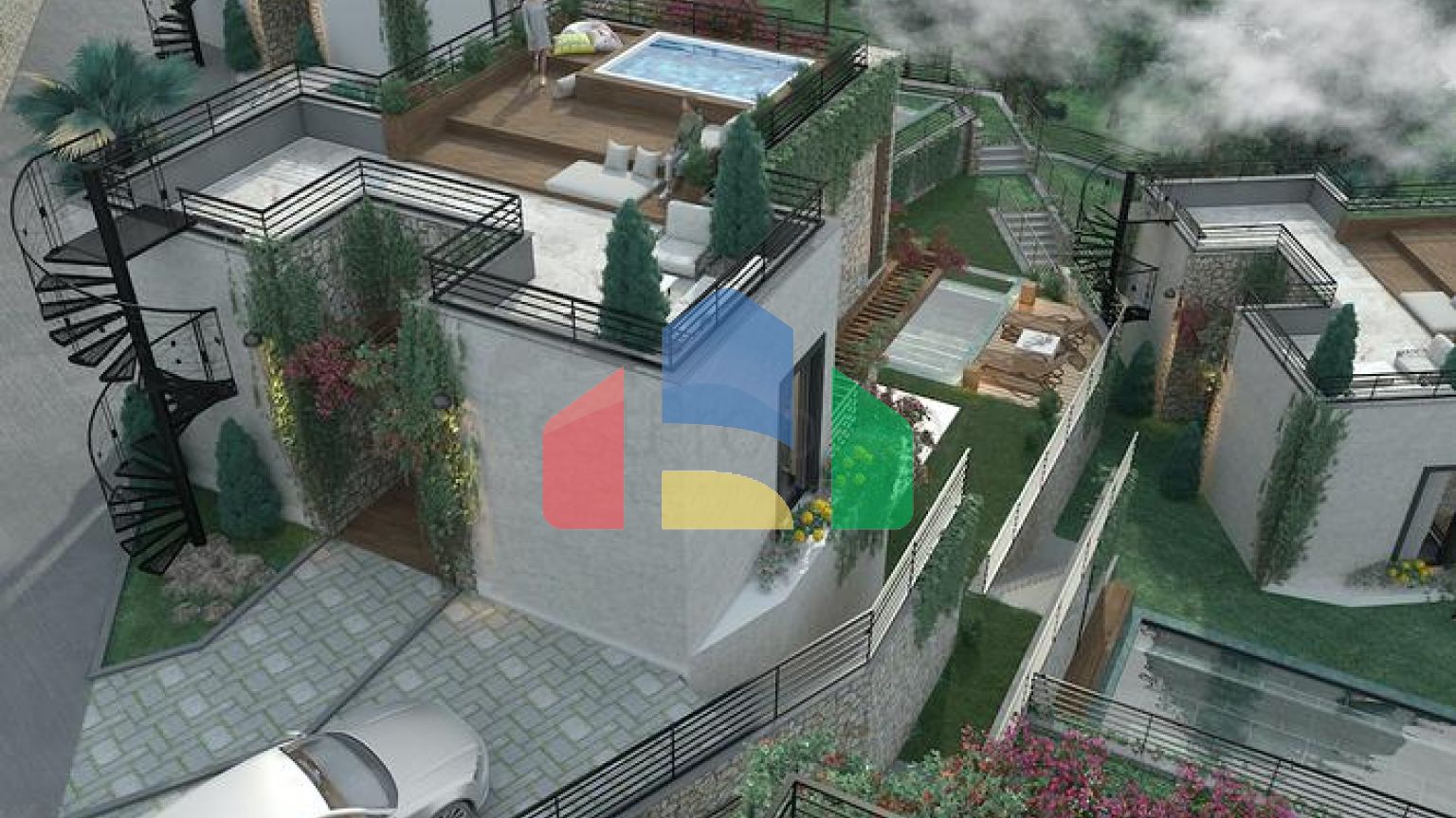 Бутик проект семейной концепции в окружении природы.