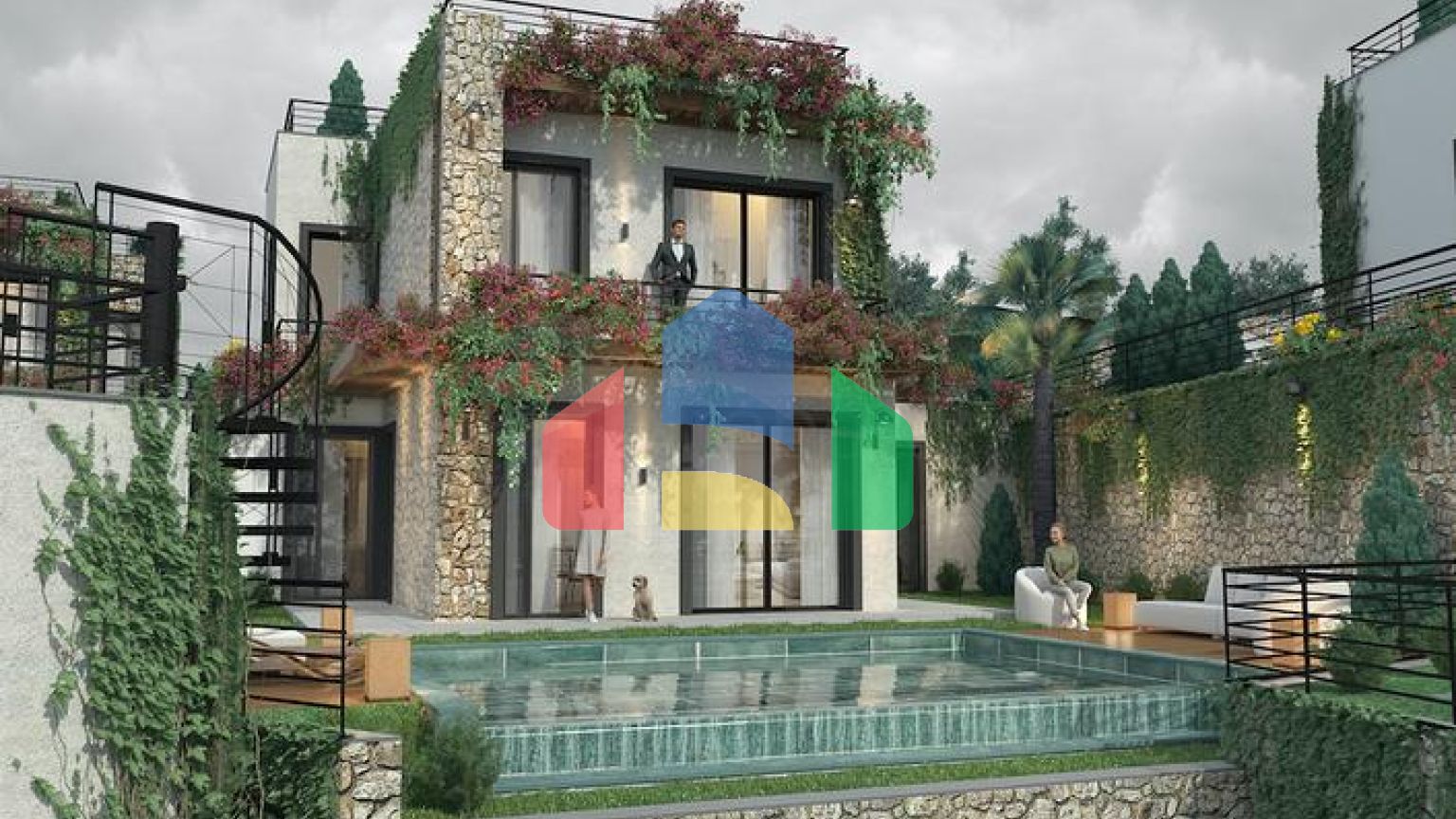 Бутик проект семейной концепции в окружении природы.