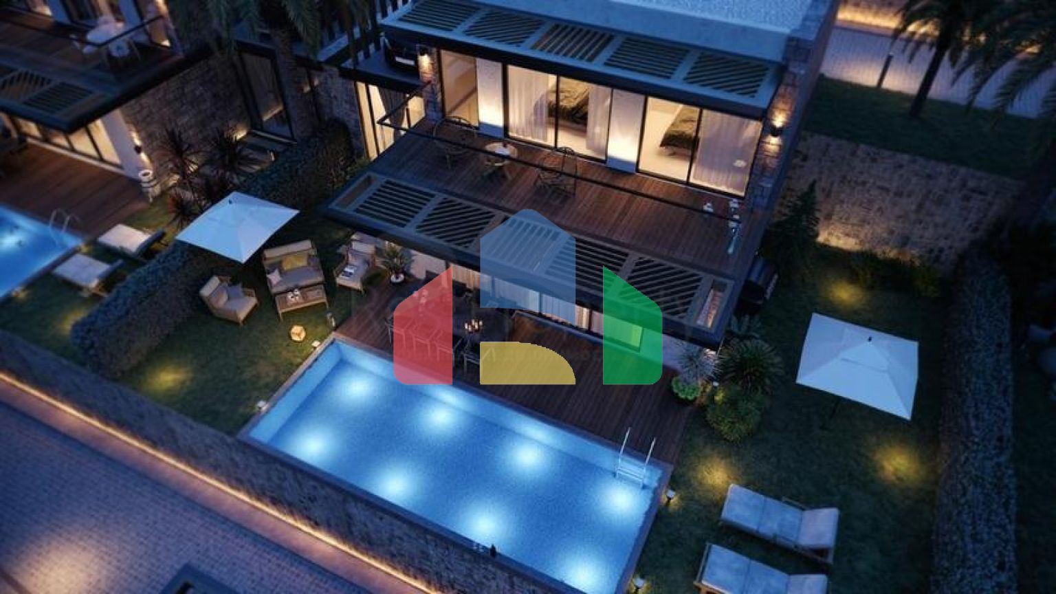 Комплекс Вилл в  современном дизайне в исторической части, города Бодрум.