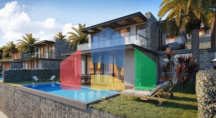 Комплекс Вилл в  современном дизайне в исторической части, города Бодрум.