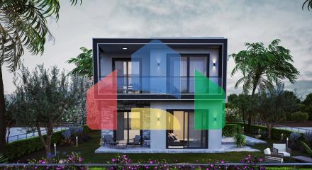 Ідеальний комплекс апартаментів, оточений пишною зеленню.