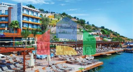 Paradise villas in Bodrum with hotel services.