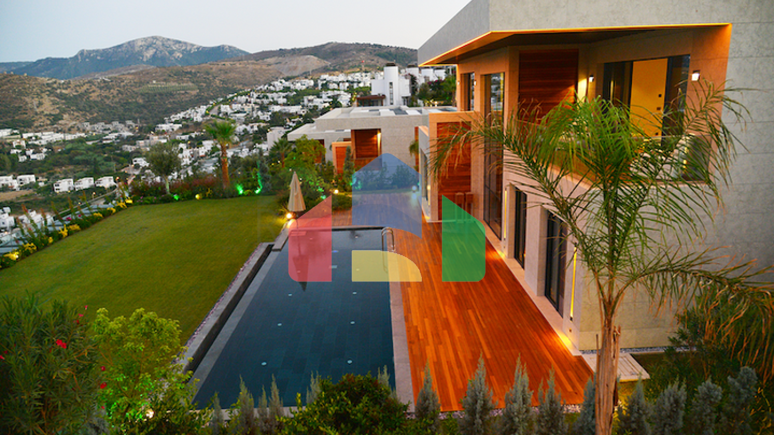 Райские виллы в Бодруме с отельными услугами.