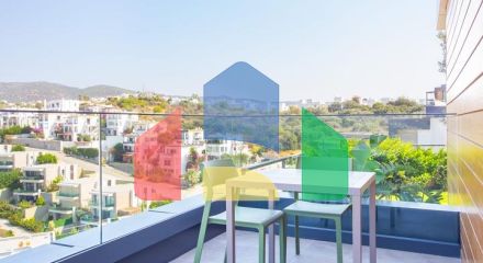 Доступные квартиры в центре Бодрума с видом на Море и город!